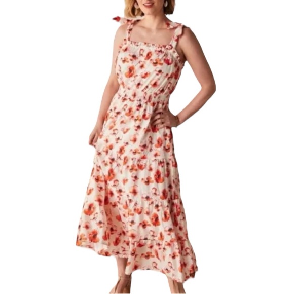 Matilda Jane Floral Maxi Dress Summer Siesta Poppy Flowers Size Small Boho - Picture 1 of 8